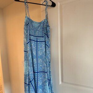 Vici Blue Paisley Dress